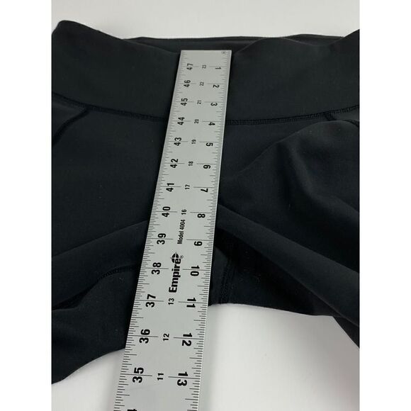 Athleta Mesh Ventilation Ankle Leggings Womens Medium Black Athleisure BK0467 - Picture 6 of 7